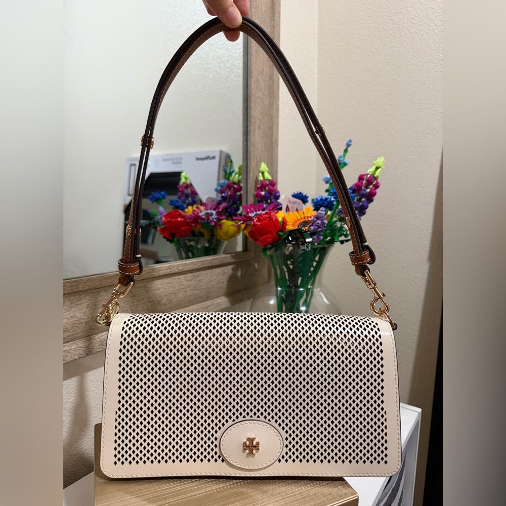 NWOT Tory Burch Perforated Crossbody/Shoulder Bag
